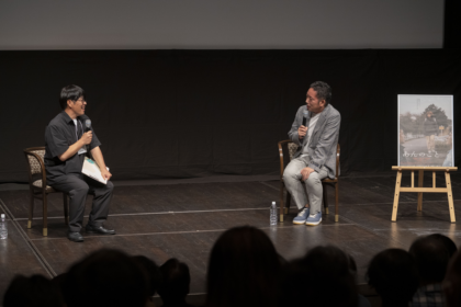 映画 あんのこと 当日のトークのようす 入江悠監督